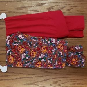 Lule Roe tc leggings lot of 2